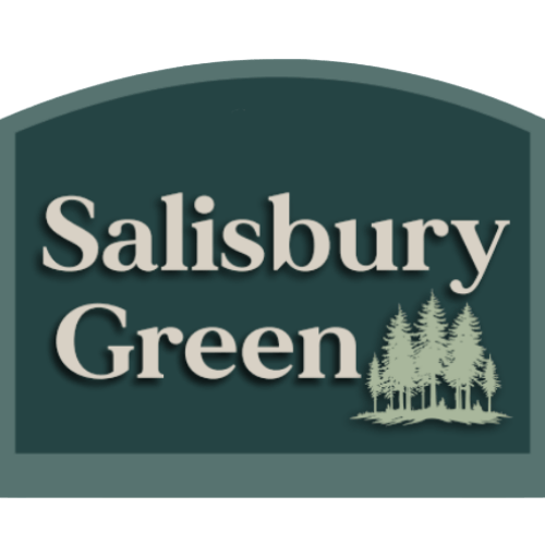 A logo with the words Salisbury Green and an image of trees.